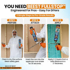 BEEST FullStop Fire-Rated Spray Foam Insulation for Walls & Attics - 240 Board ft/sq.ft - High Density Expanding Spray Insulation Foam Sealant for Thermal & Soundproofing - 12 Pack (12x26.8 oz)