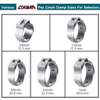 LOKMAN 50 Pack 1 Inch PEX Cinch Clamps, Stainless Steel Cinch Crimp Rings Pinch Clamps for PEX Tubing Pipe Fitting Connections (1 Inch)