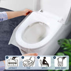 KISEER 4 Pack (1000 Pieces) Disposable Toilet Seat Covers Flushable Paper Toilet Seat Cover for Bathroom, Hotels, Travel, Kids or Adults