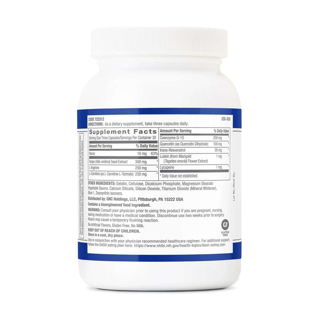 GNC Preventive Nutrition Healthy Blood Pressure Formula - 90 Capsules