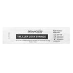 BRANDZIG 1mL Luer Lock Syringe (No Needle) – Sterile, Individually Wrapped – 100 Pack (100 Count) – for Professional & Personal Use
