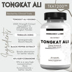 Research Labs Longjack Tongkat Ali 2 Pack Extract Capsules - Highly Concentrated Potent Extract | Strength, Drive, Performance & Muscle Mass