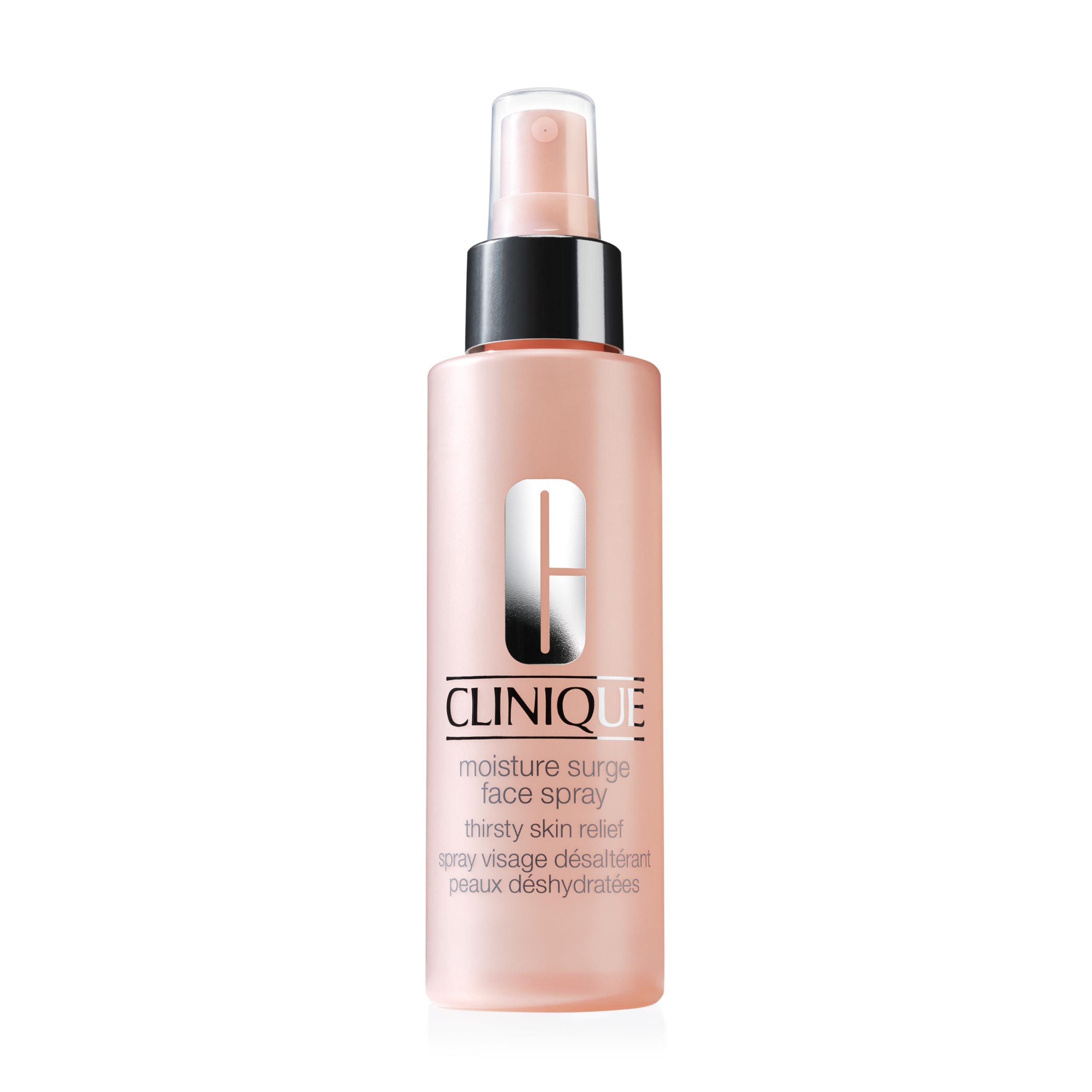 Clinique Moisture Surge Oil Free Face Spray Thirsty Skin Relief For Very Dry to Oily Combination Skin Types | Hydrating + Softening, 4.2 Fl Oz