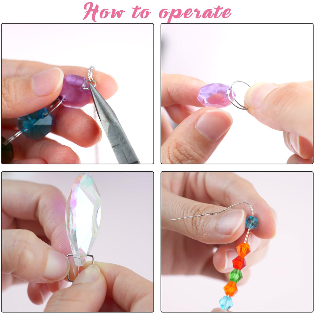 LPKADQA 500PCS Sun Catcher Kits for Adults Crystal Beads