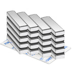 MIKEDE 30 Pcs Small Neodymium Magnets with Adhensive Backing 40x10x5 mm