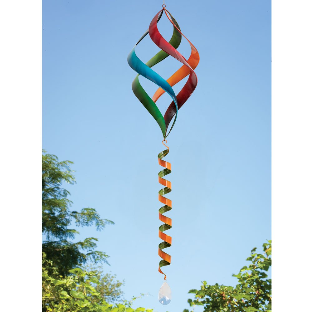Bits and Pieces Enameled Rainbow Wind Spinner - Sun Catcher