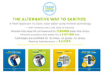 Hot Tub in-Line Replacement Chlorine Cartridge for use with Frog Ease System 3-Pack up to 600 gallons; Hot Tub Maintenance with No Cyanuric Acid