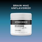 MYOXCIENCE Brain Mag | Magnesium L-Threonate Magtein & Magnesium Glycinate Powder (Unflavored) (60 Servings)