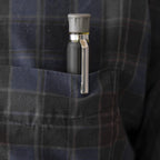 Klein Tools 32613 Multi-Bit Screwdriver, Precision HVAC 3-in-1 Pocket Screwdriver with Phillips, Slotted and Schrader Bits