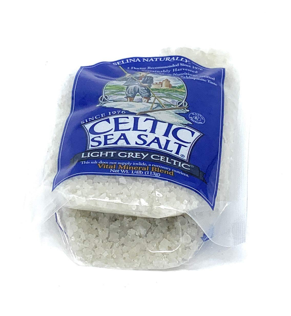 Celtic Sea Salt Light Grey Coarse Salt, 1/4 Pound, 4 Oz