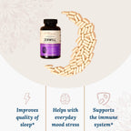 Live Conscious KSM-66 Ashwagandha Supplement w/L Theanine & AlphaWave - ZenWell Everyday Stress Relief, Cognitive, Brain Health - Ashwagandha for Men & Women - 60 Capsules