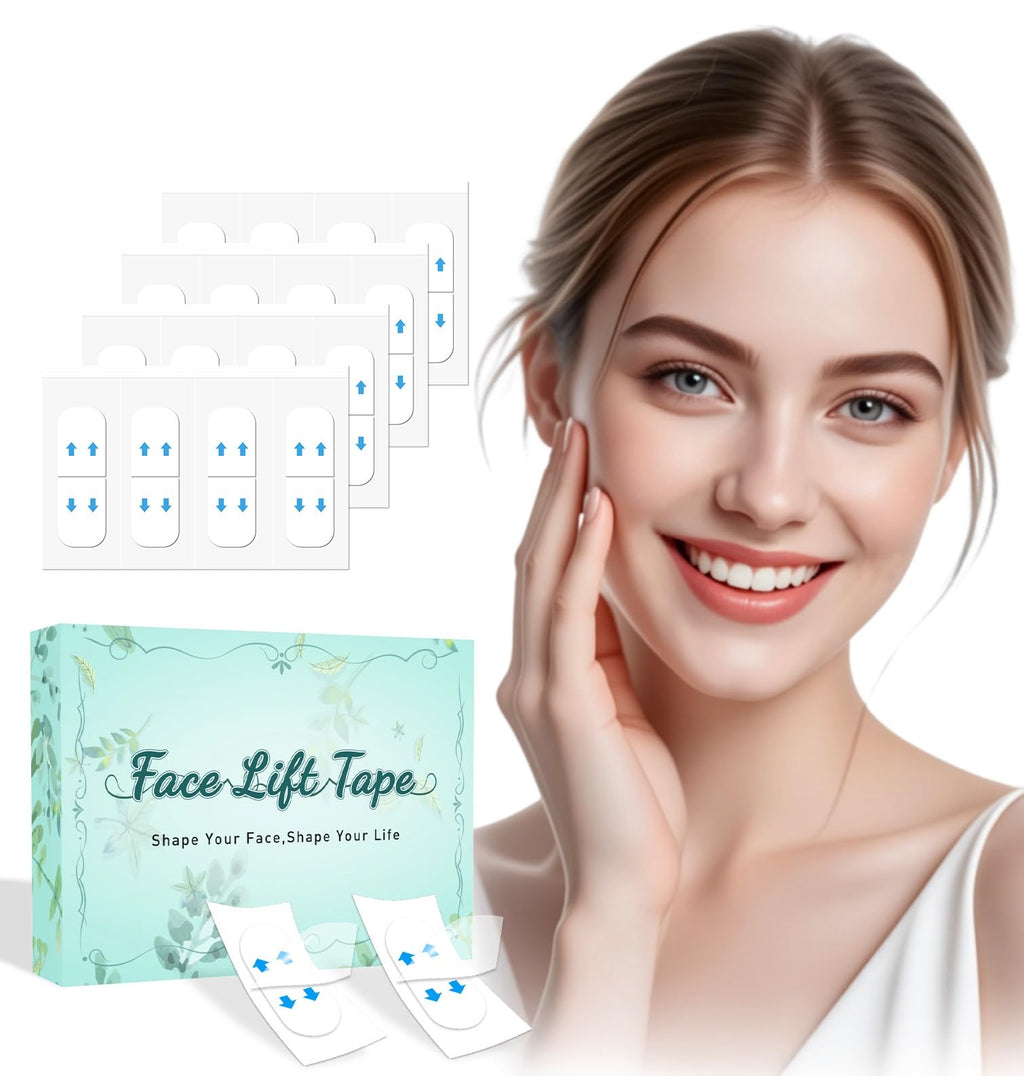 Face Neck Tape Lifting Invisible,Face Lift Tape, Instant Facelift Tape,Makeup V-Edge Face Patches,Necks Less Strip for Women Turkey Neck,Jowl,Eye,Loose Skin,Wrinkle,Double Chin (1 Count (Pack of 172))