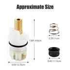 RP25513 faucet stem assembly Replacement Kit for two handle faucet repair kit with RP24096 Cartridge RP4993 Seats Springs RP24097 1/4 Turn stop, 2 Pack