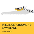 FLORA GUARD Telescoping Tree Pruner 4.6-10 FT with Pole Saw