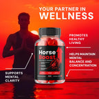 Horse Boost Gummy – HorseBoost Gummies Advanced Formula for Male, Maximum Strength for Overall Wellness, Natural Vitamins - 5 Pack - 300 Gummies