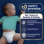 Pampers ZZZ Overnight Diapers, Size 5 (20-37 lbs), 50 Count, Nighttime Protection Disposable Baby Diaper