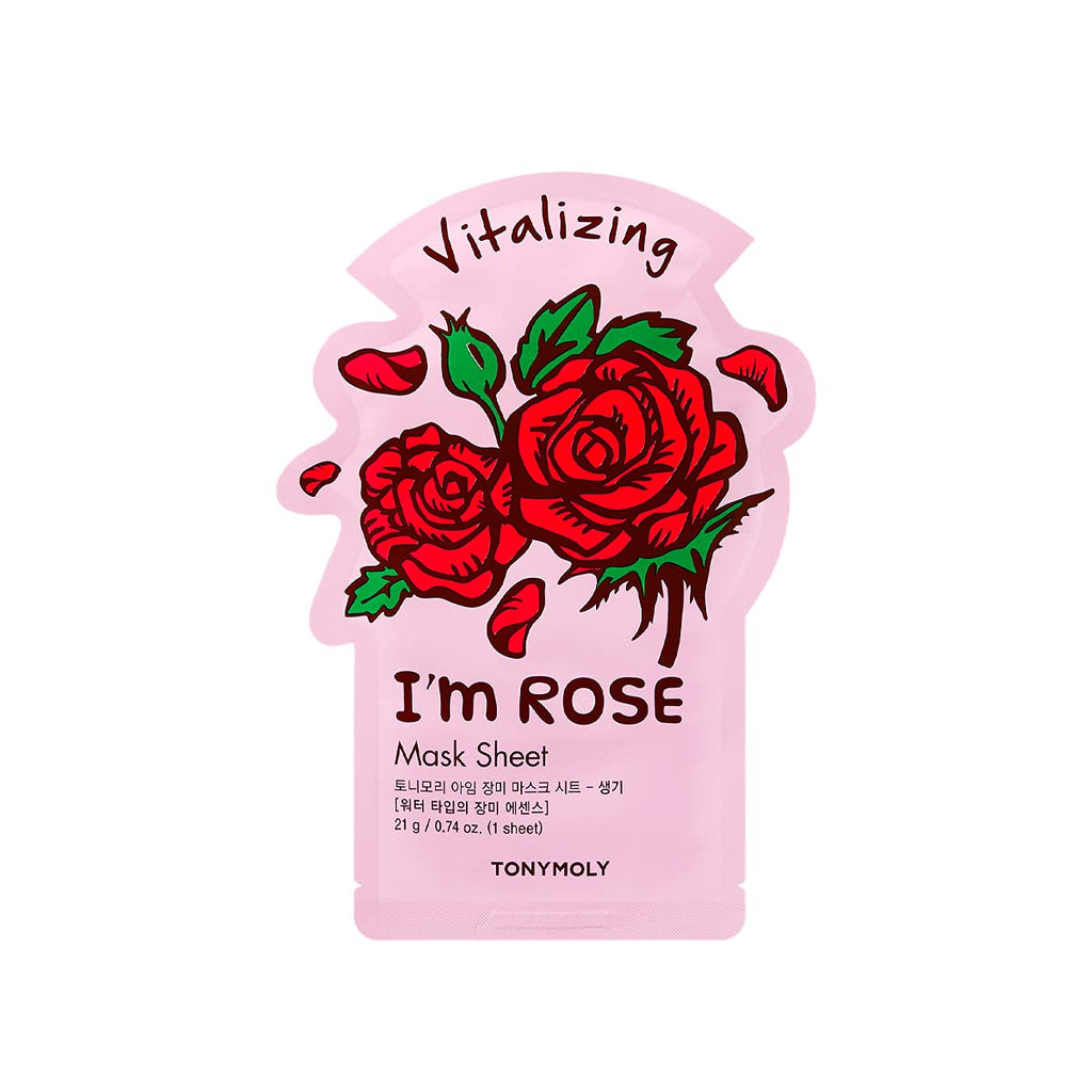TONYMOLY I’m Sheet Mask Gift Set – Korean Face Mask Variety Pack with Hydrating & Vitamin Infused Essences, 5 Pack