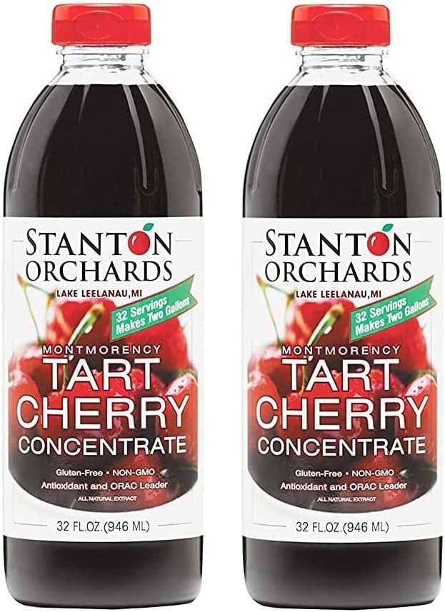 Montmorency Tart Cherry Concentrate - Unsweetened 100% Juice Concentrate | All-Natural, Vegan, ORAC Leader, BPA & Gluten Free