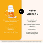EZ Melts Vitamin C - Daily Vitamin for Antioxidant & Immune Support - No Artificial Flavors - Non-GMO & Sugar-Free - Orange Citrus - 60 Dissolvable Tablets (30 Servings)