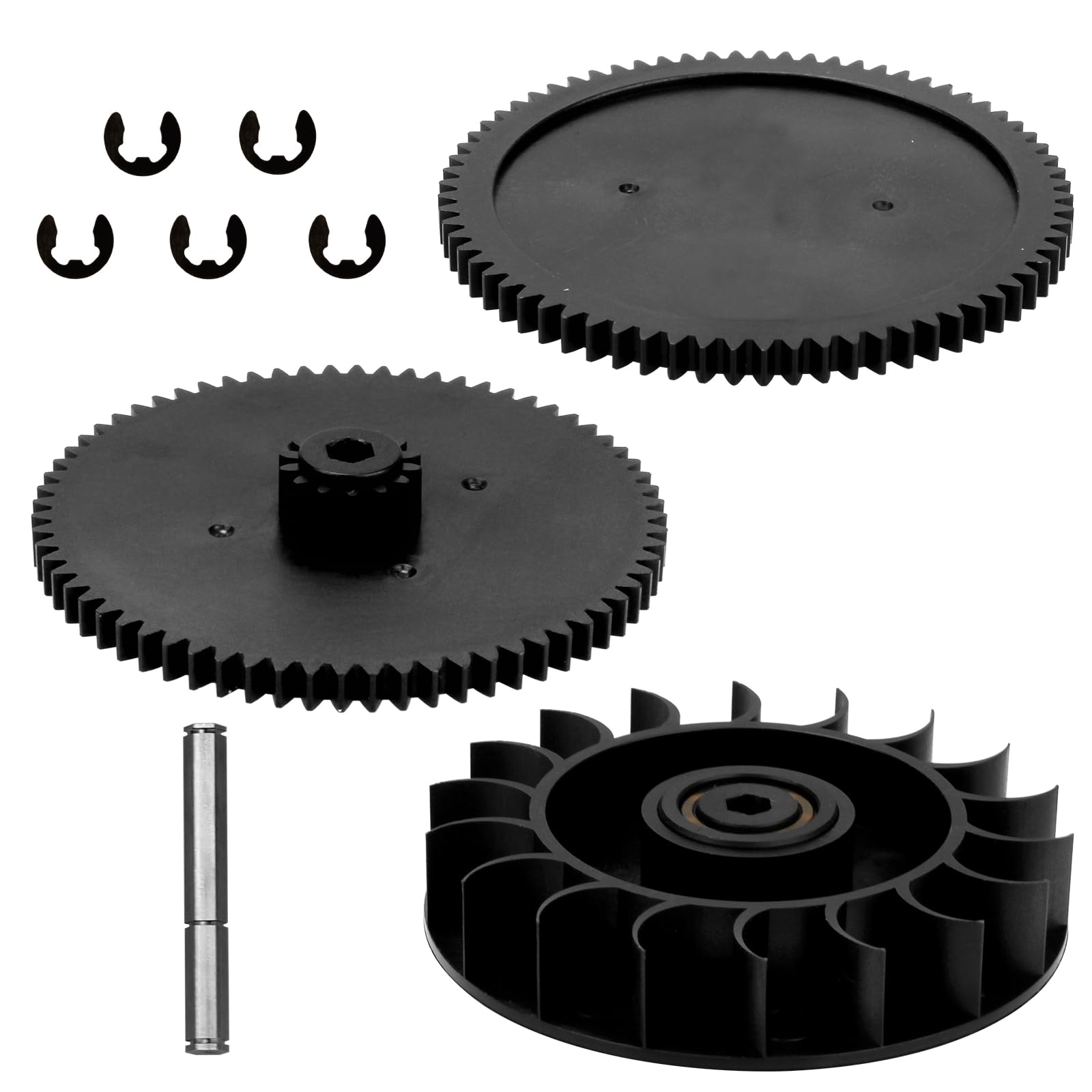 9-100-1132 Drive Train Gear Kit for Zodiac Polaris 360, 380, Vac-Sweep 360 & 380 Pool Cleaner, Pool Cleaner Drive Gear Rebuild Replacement Parts with Turbine Bearing