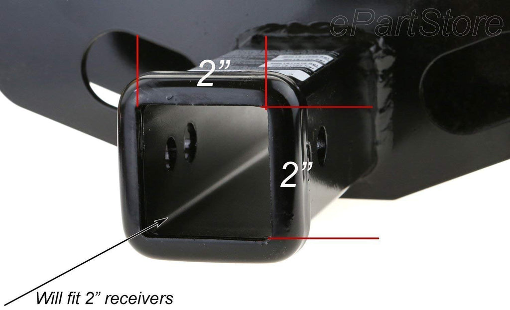 USA American Flag Metal Trailer Hitch Cover with Locking Pin (Fits 2" Receivers, Black)