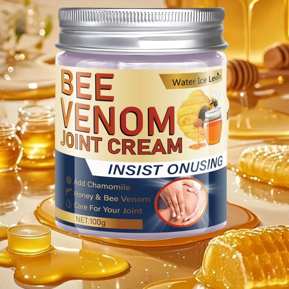 2PCS Bee Venom Joint Cream,Bee Venom Gel,Bee Venom Advanced Joint and Bone Cream,Professional bee Venom Joint Gel,Effective for Back, Neck, Hands, Kneel