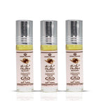 Al-Rehab Choco Musk Marshmallow Perfume Oil Roll-On - 6ml (0.2 oz) | Gourmand Fragrance with Strawberry, Marshmallow & Cocoa | Sweet, Fluffy & Addictive | Arabian Dessert Scent (Pack of 3)