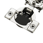 Ravinte 60 Pack (30 Pairs) 1/2 Inch Overlay Soft Close Hinges for Kitchen Cabinets - Satin Nickel Hidden Concealed Hinge, Stainless Steel, Self Closing