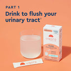 Uqora Flush - Urinary Tract* with D-Mannose, Vitamin C, Vitamin B6, Potassium, Magnesium & Calcium - Gluten-Free & Vegan - Unflavored - 10 Packets (1 Pack)