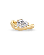 PAVOI 14K Yellow Gold Plated Pear Solitaire Premium Cubic Zirconia