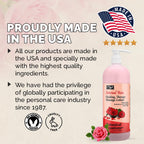 PRO NAIL - Healing Therapy Massage Lotion - Professional Pedicure, Body and Hot Oil Manicure, Infused with Natural Oils, Vitamins, Panthenol and Amino Acids (Sensual Rose, 32 Oz)