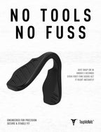 ToughAsNails 2 PCS Regular Fit Replacement Nose Pads for Oakley Radar Path/RadarLock Path/Radar EV Path/Radar EV Path XS Sunglasses Black&Gray