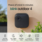 Blink Outdoor 4 – Wireless smart security camera, two-year battery life, two-way talk. Required Sync Module not included – Add-on camera