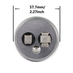 BOJACK 50 uF ±5% 50 MFD 370/450 V CBB65 Round Run Start Capacitor for AC Motor Run or Fan Start and Cool or Heat Pump Air Conditione