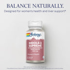 SOLARAY Indole-3 Supreme with Cruciferous Vegetables - Women's Health Support - DIM Plus Broccoli, Kale, and More - Lab Verified, 60-Day Guarantee - 30 Servings, 30 VegCaps