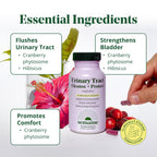 Semaine Urinary Tract Cleanse & Protect - 30 ct, Bladder Support Supplement for Women, Flushes Urinary Tract. Combines Cranberry Proanthocyanidins with Hibiscus