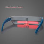 Lukirch Red Light Therapy Glasses 670nm – Eye Comfort & Visual Wellness, Blue Light Therapy Support for Sleep, Circadian Rhythm, Jet Lag & Seasonal Mood, Red & Blue (2-in-1)
