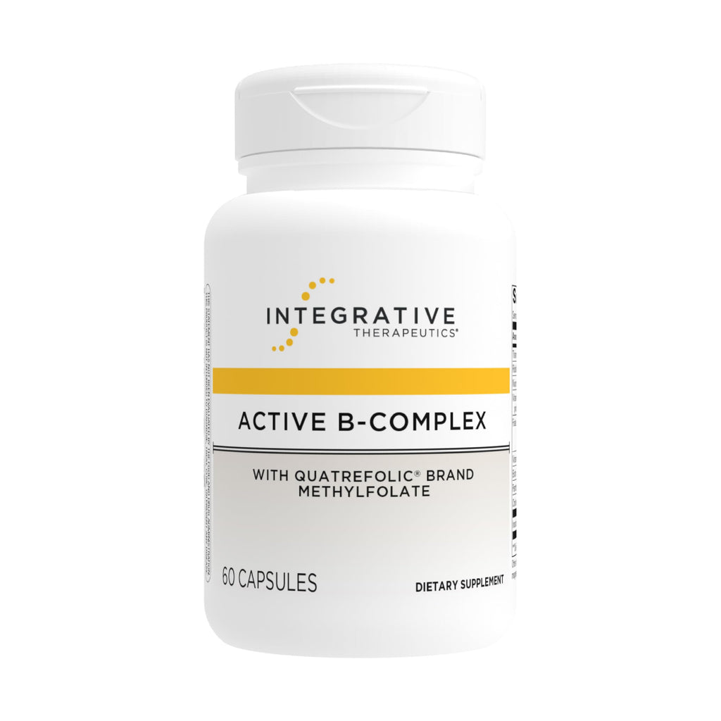 Integrative Therapeutics Active B-Complex - Cellular Energy, Immune Function & Heart Health Support with Vitamins B2, B6 & B12* - Made for Busy Lifestyles - Gluten-Free - 60 Capsules (30 Servings)