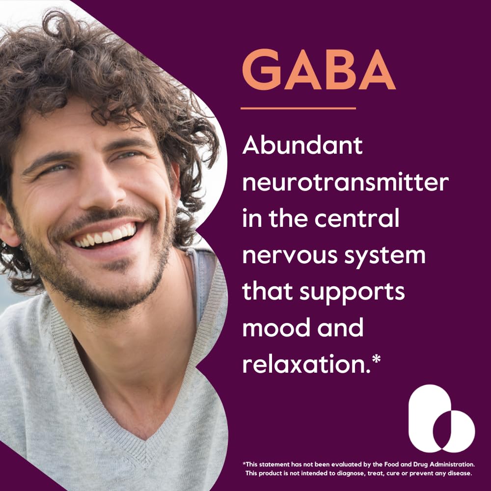 BESTVITE GABA 750mg per Capsule (240 Vegetarian Capsules) (120 x 2) - No Stearates - No Fillers - Vegan - Gluten Free - Non GMO