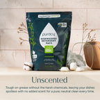 Puracy Dishwasher Pods, Dishwasher Detergent, Free & Clear Dish tabs - Enzyme-Powered, Spot & Residue Free - TikTok Trend Items, Must Haves from TikTok Made Me Buy It (Free & Clear, 50 Count)