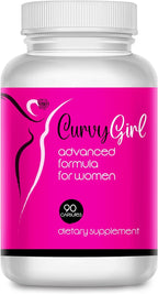 Curvy Girl- Female Weight Gain pills- Top and Bottom enhancement for women- get your Curves fast- Fill out your Jeans and Swimsuit naturally- 90 Caps