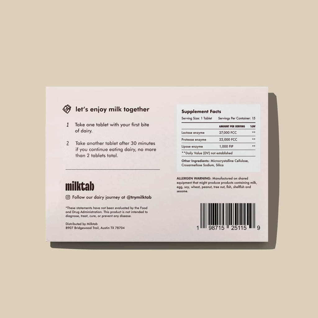 Superpowered Lactase Pills - Fast-Act Lactase Tablets for Dairy and Lactose Intolerance - Lactase Enzyme Supplement (15)