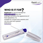 RapidLash Eyelash Enhancing Serum with HEXATEIN 1 Complex – Lash Serum for Eyelashes Conditioning & Hydrating – Longer-Looking, Fuller and Thicker Appearing Lashes – 3 mL / 0.1 fl oz