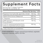 Sports Research® Sleep Complex- Melatonin-Free Vegan Capsules - with Valerian Root, GABA, L-Theanine, Magnesium & 5-HTP - 30 Servings
