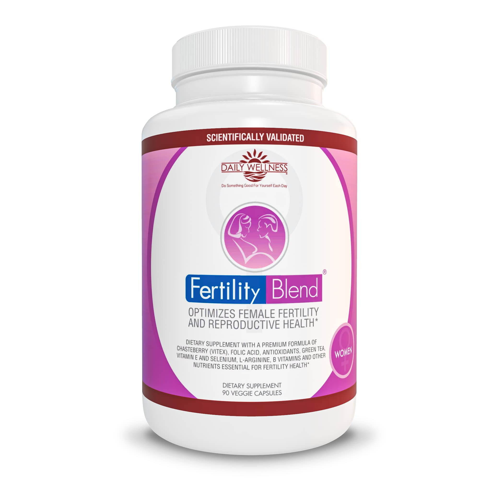 Fertility Blend Daily Wellness for Women – Women’s Wellness Supplement with Vitamins, Minerals & Antioxidants – Daily Nutritional Support Capsules – 1 Pack
