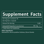 Fuenvegtal Polypodium Leucotomos Extract Capsules, Herbal Supplements Support Immune System, Skin Health, and Free Radicals Defense, Lasts 3 Months. 90 Count