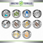 Amazing Formulas Calcium Magnesium Zinc with Vitamin D3 Supplement | Non-GMO | Gluten Free | Made in USA (2 Pack)