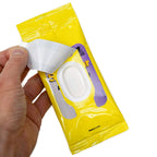 See Clear Original Lens Cleaning Wipes - Pre-Moistened Eyeglass & Screen Cleaning Cloth Towelettes - Streak Free, Scratch Free Lens & Electronic Screen Cleaner - 12 Resealable Packs of 16 (192 Wipes)