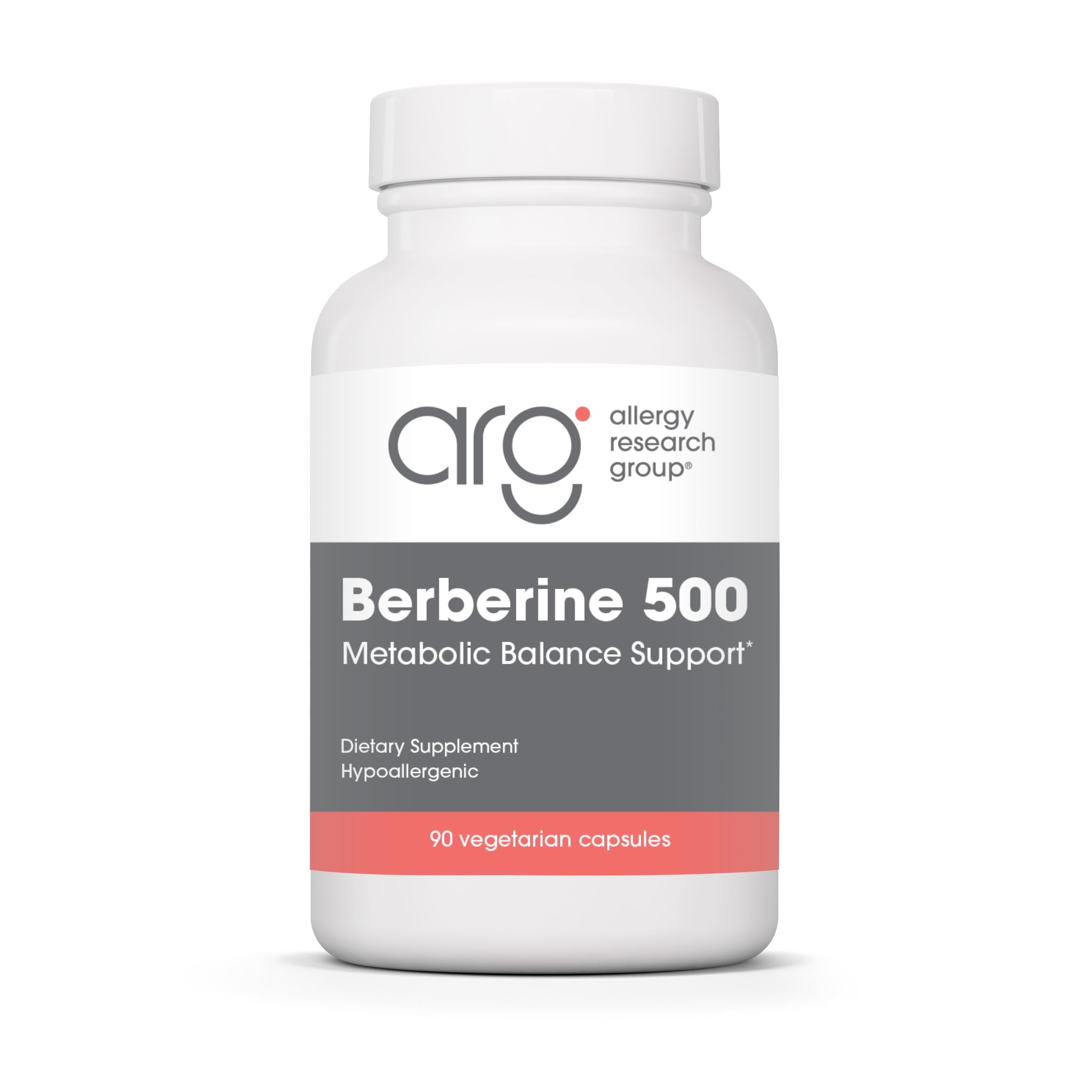 ARG Berberine 500 - 500 mg Berberine HCl - Metabolic & Blood Glucose Support - AMPK Activation Formula - Non-GMO Botanical Extract - 90 Servings - 90 Capsules