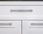 khtumeware 10 Pack 3 Inch(76mm) Polished Chrome Cabinet Pulls Heavy Duty Solid Cabinet Handles Kitchen Cabinet Hardware for Cupboard Drawer Handles